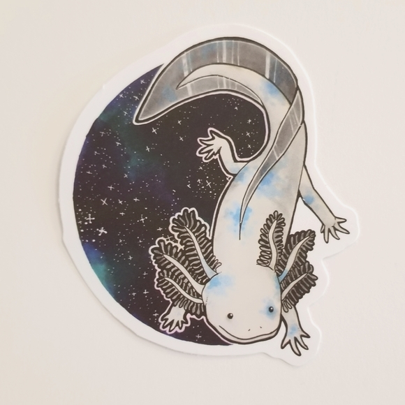 10/$10 Axolotl Sticker - Picture 1 of 1